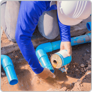 Water pipe connection