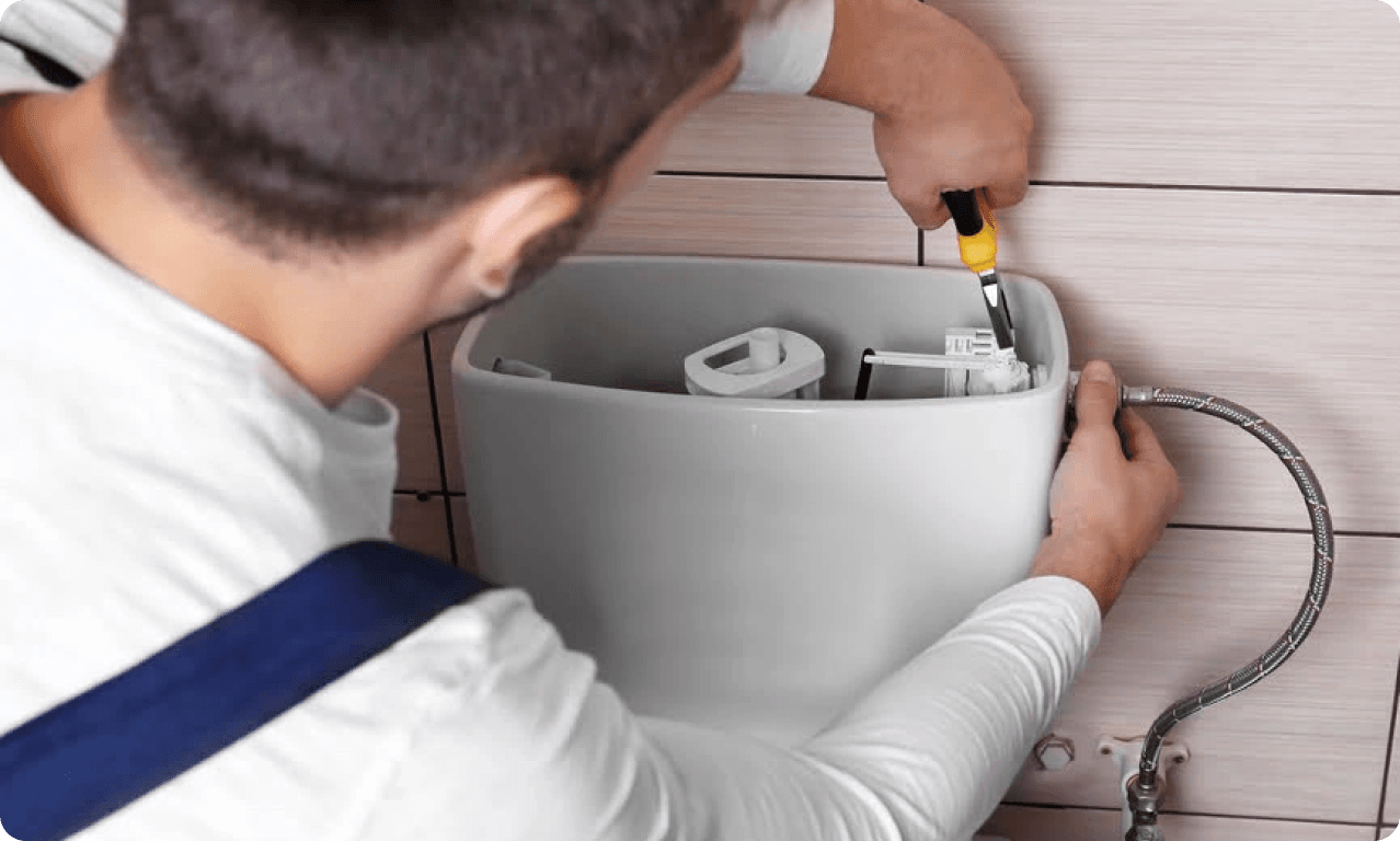 Flush tank repair