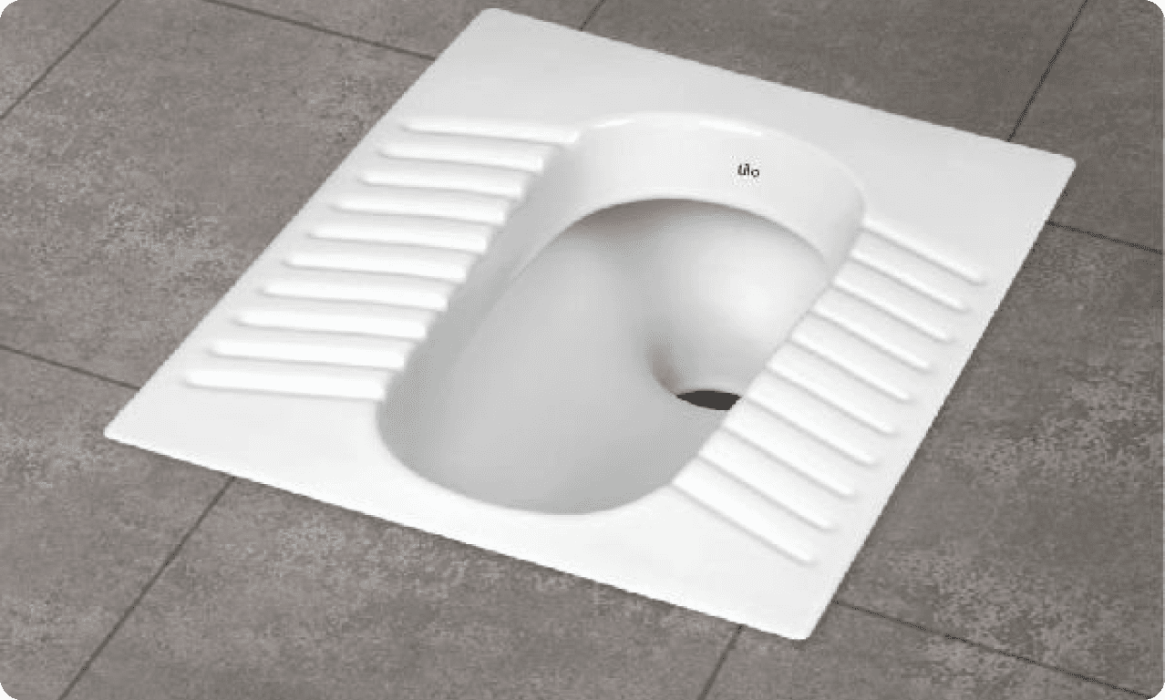 Indian toilet installation